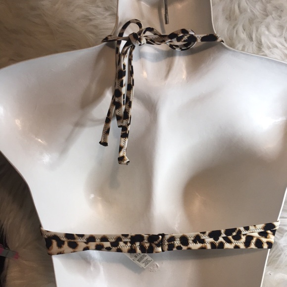 NWOT VS PINK Animal Print Bikini Top - Picture 3 of 4